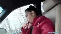 Play He sucks a dick and fucks himself unprotected in the back seat