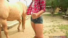 Play Fuck in the country in the mouth and in the pussy