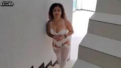 Play Amateur Striptease by Sexy Babe Eliane Furacao, She Can't Get Enough of BBC